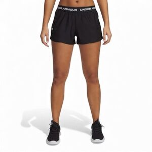 Under Armour Tech Running Shorts Size Large Black 3” Inseam